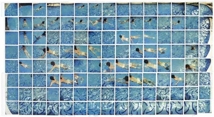 David Hockney: Gregory Swimming Los Angeles March 31st 1982