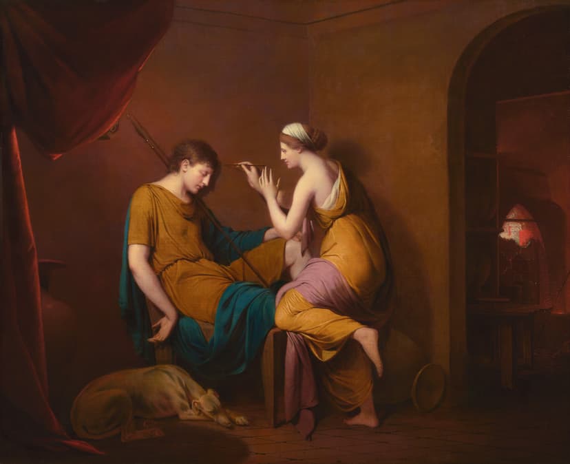 The Corinthian Maid, Joseph Wright 1784