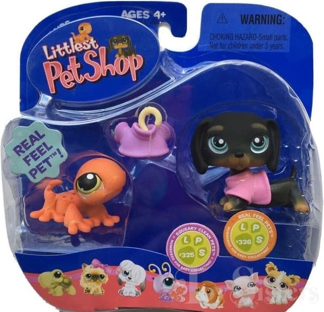 Pet pairs with Daschund #325 and Lizard #326