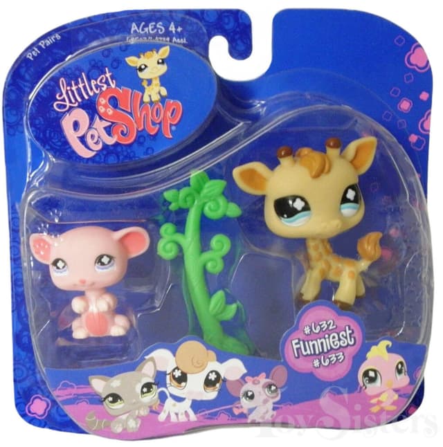 Pet pairs with Mouse #632 and Giraffe #633