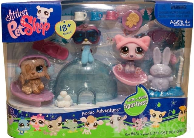 2008 Arctic Adventure with Penguin #676, Polar Bear #677, and Sheepdog #678