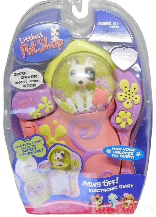 2007 Paws Off! Electronic Diary Version 1 with Unnumbered Bull Terrier