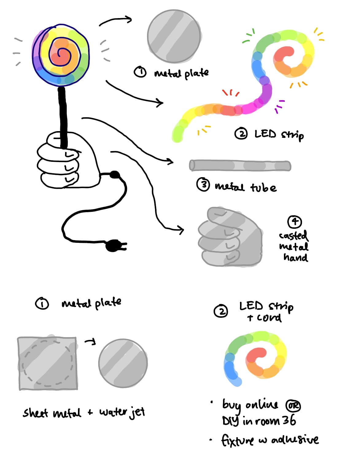 lollipop lamp image 2