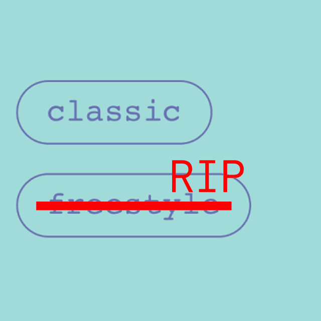 Launch screen after removing freestyle mode